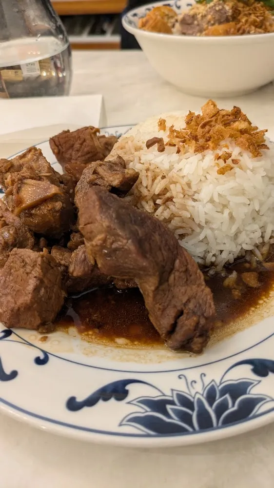 Porc Au Caramel Et Riz Gluant